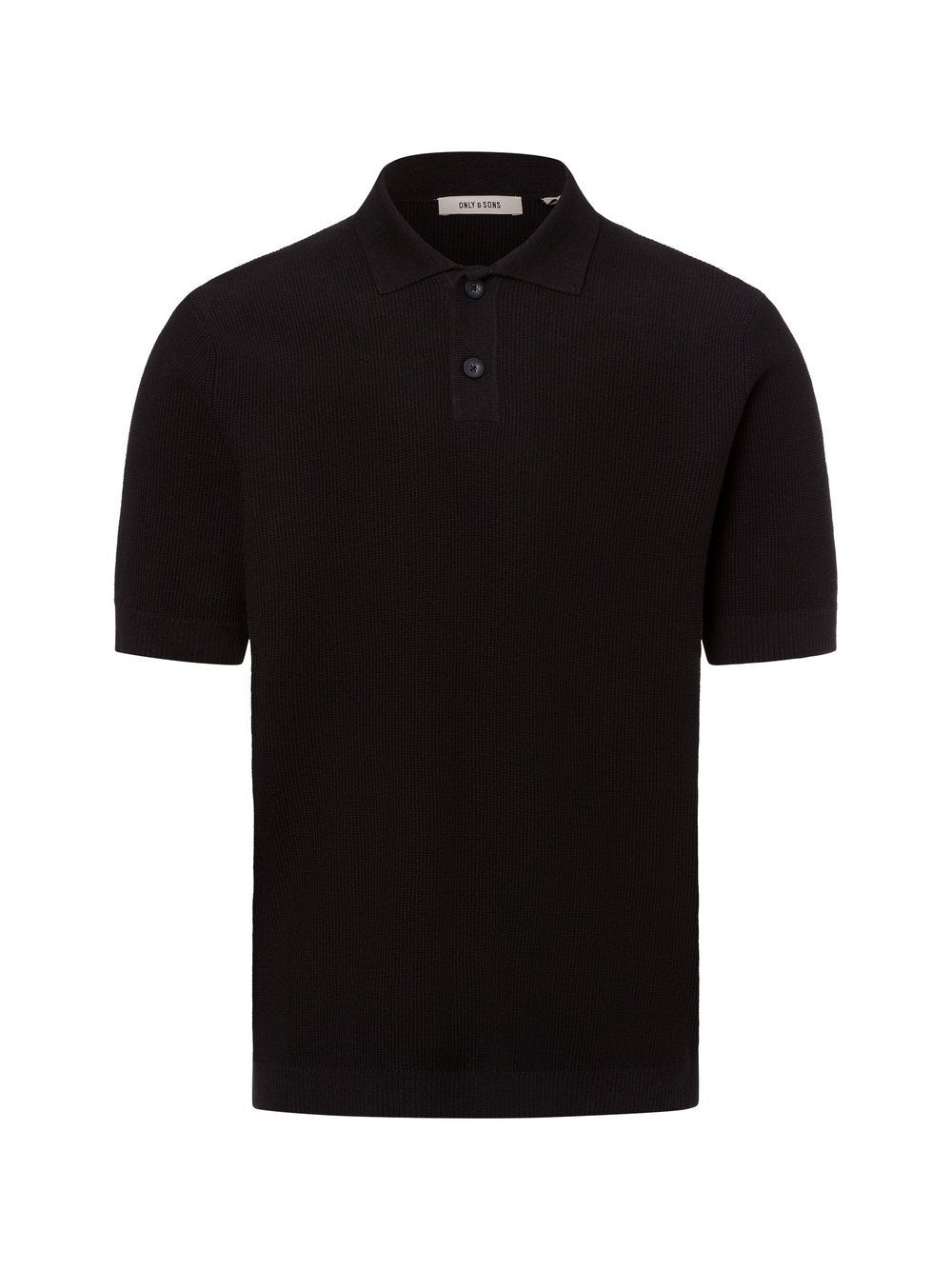Only&Sons Strick-Poloshirt Herren Baumwolle strukturiert