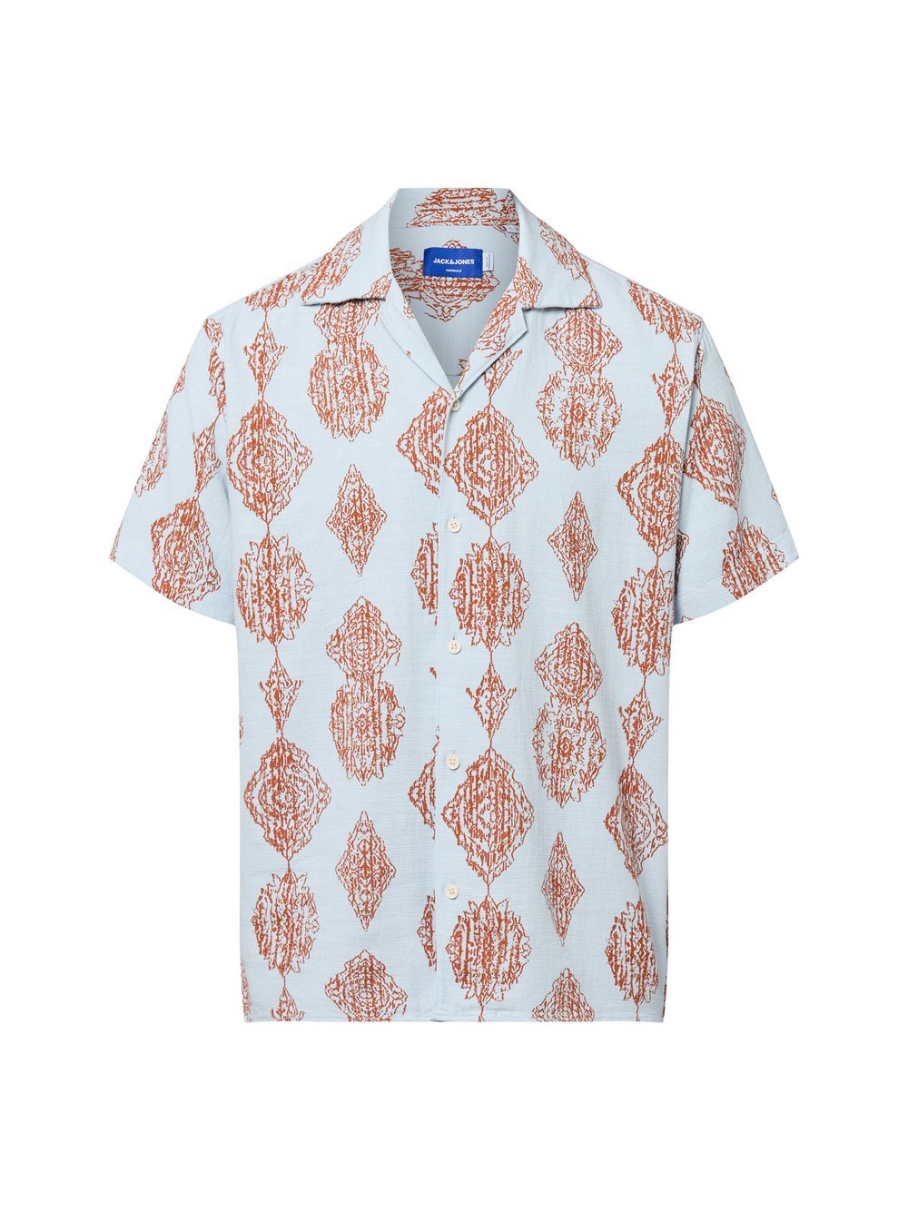 Jack & Jones Hemd Herren Regular Fit Baumwolle gemustert