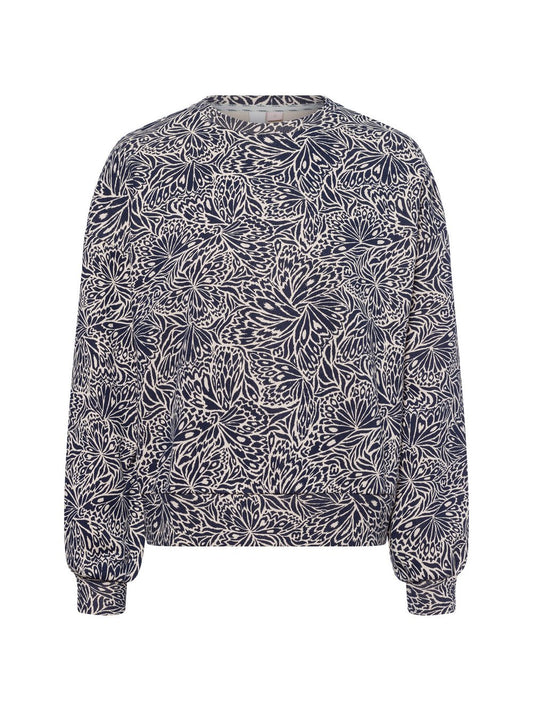 Ragwear Sweatshirt Damen Baumwolle gemustert