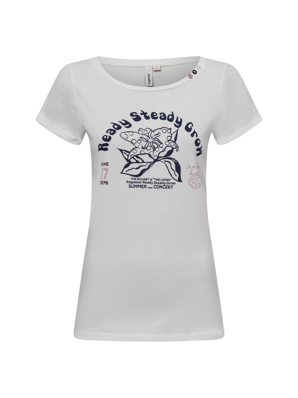 Ragwear T-Shirt Damen Baumwolle bedruckt