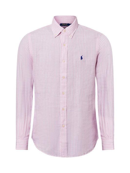 Polo Ralph Lauren Freizeithemd aus Leinen Herren Modern Fit gestreift