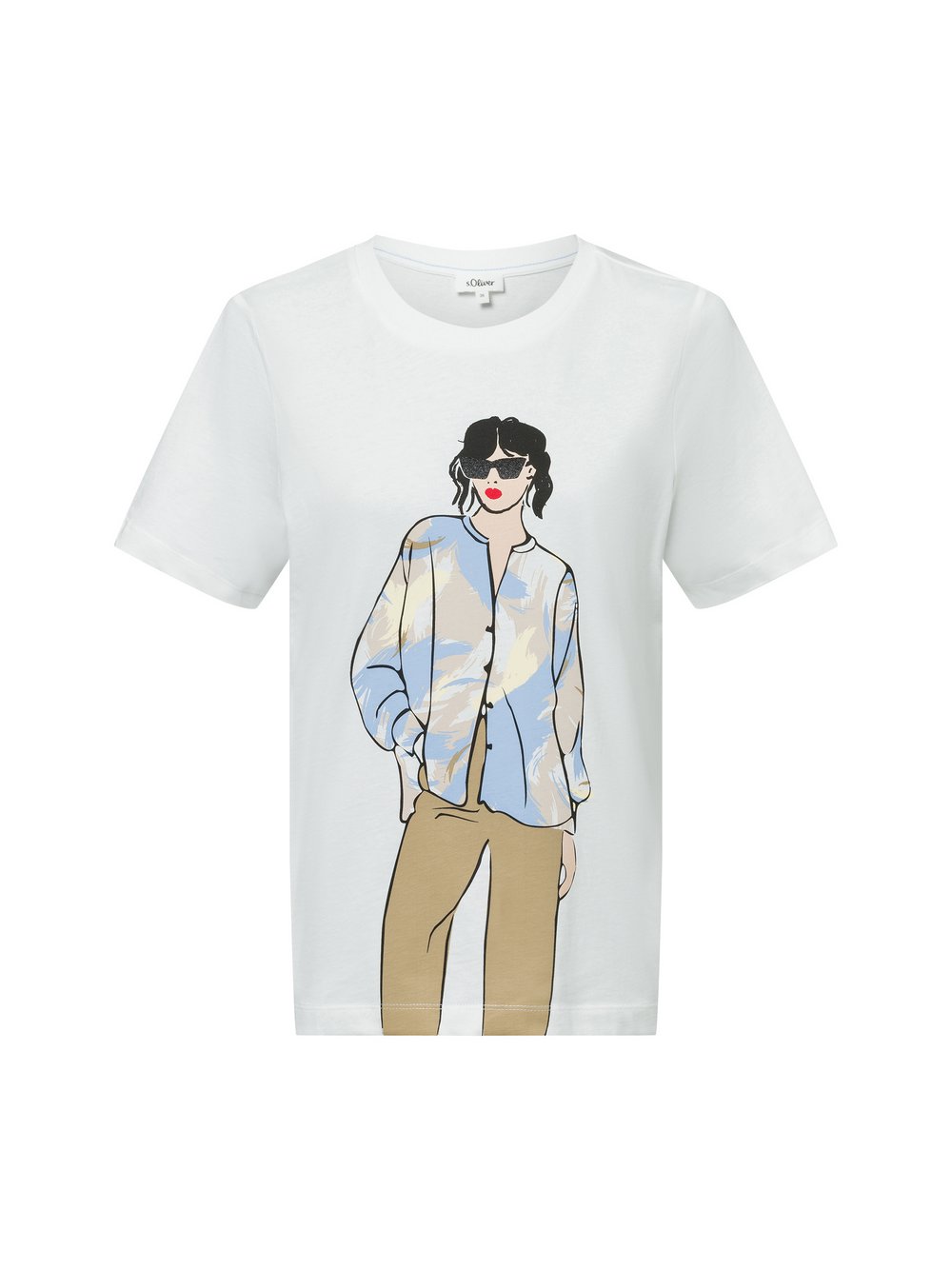 s.Oliver T-Shirt Damen Baumwolle bedruckt