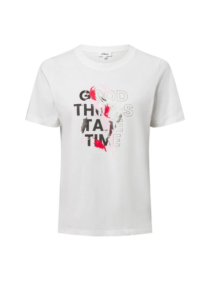 s.Oliver T-Shirt Damen Baumwolle bedruckt