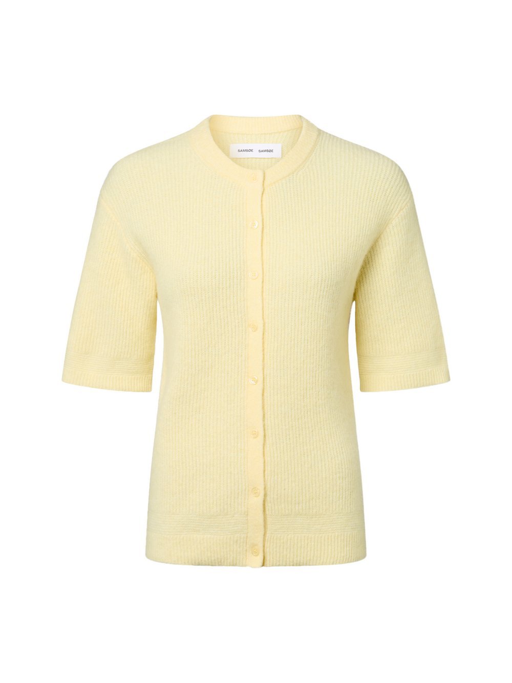 Samsøe Samsøe Strickjacke mit Alpaka-Anteil Damen Wolle