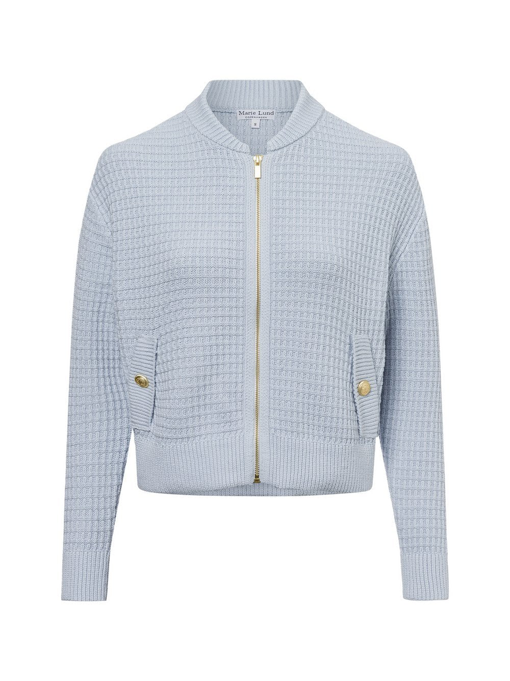 Marie Lund Strickjacke Damen Baumwolle strukturiert