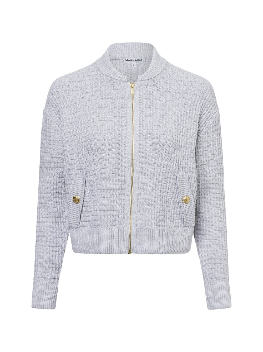 Marie Lund Strickjacke Damen Baumwolle strukturiert