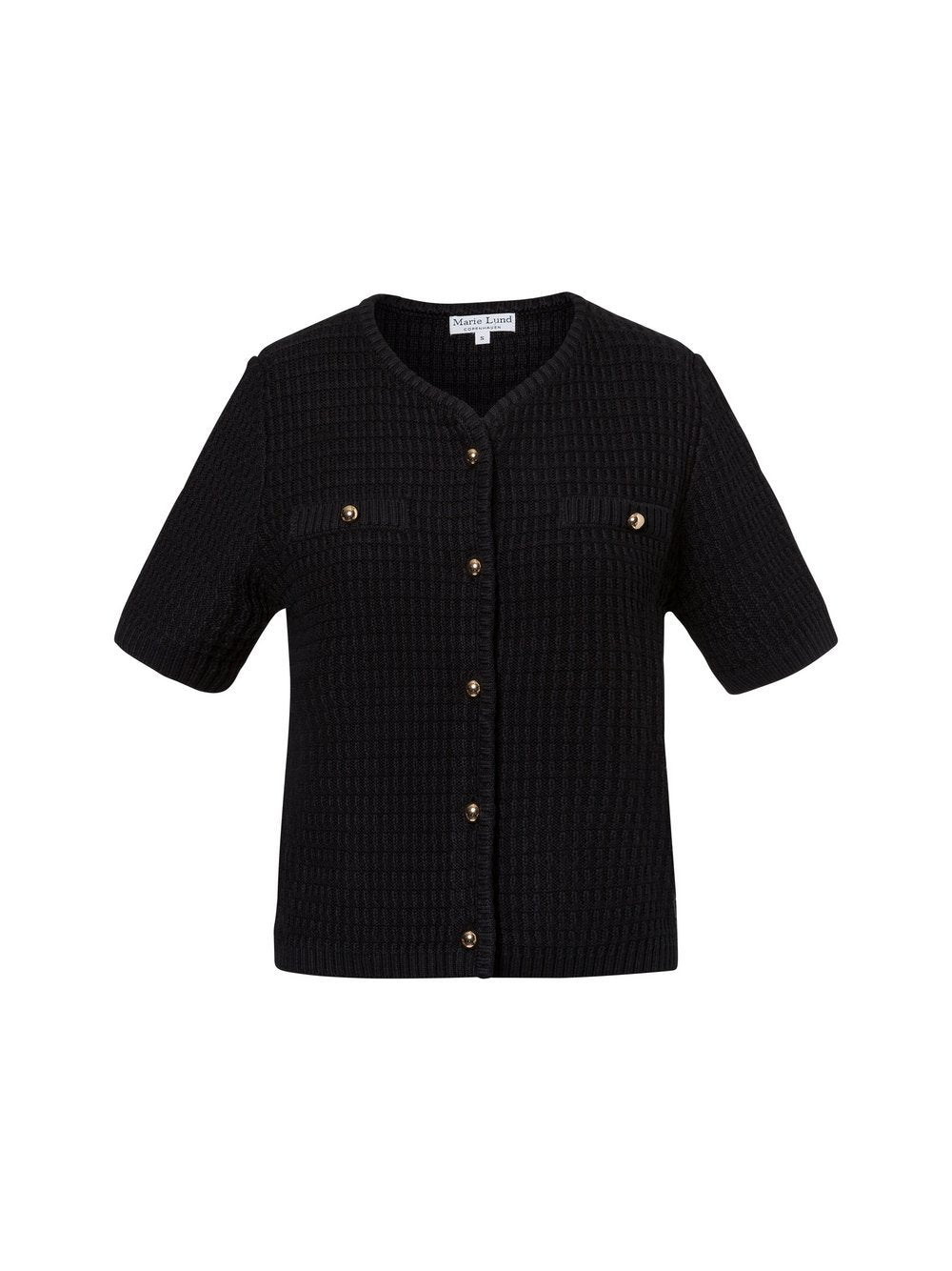 Marie Lund Kurzarm-Strickjacke Damen Baumwolle
