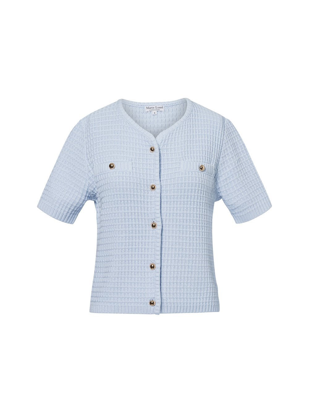 Marie Lund Kurzarm-Strickjacke Damen Baumwolle