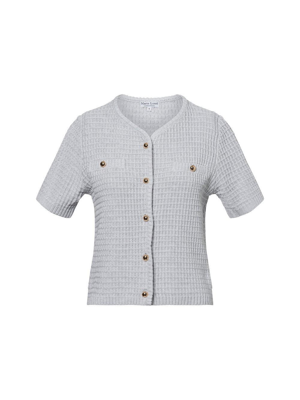 Marie Lund Kurzarm-Strickjacke Damen Baumwolle