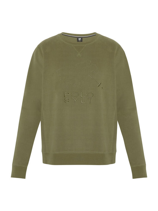 Polo Sylt Sweatshirt Herren Baumwolle bedruckt