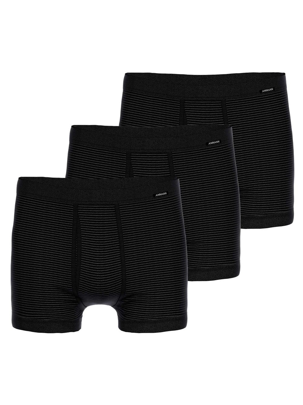 Ammann Boxershort 3er Pack Herren Baumwolle gestreift