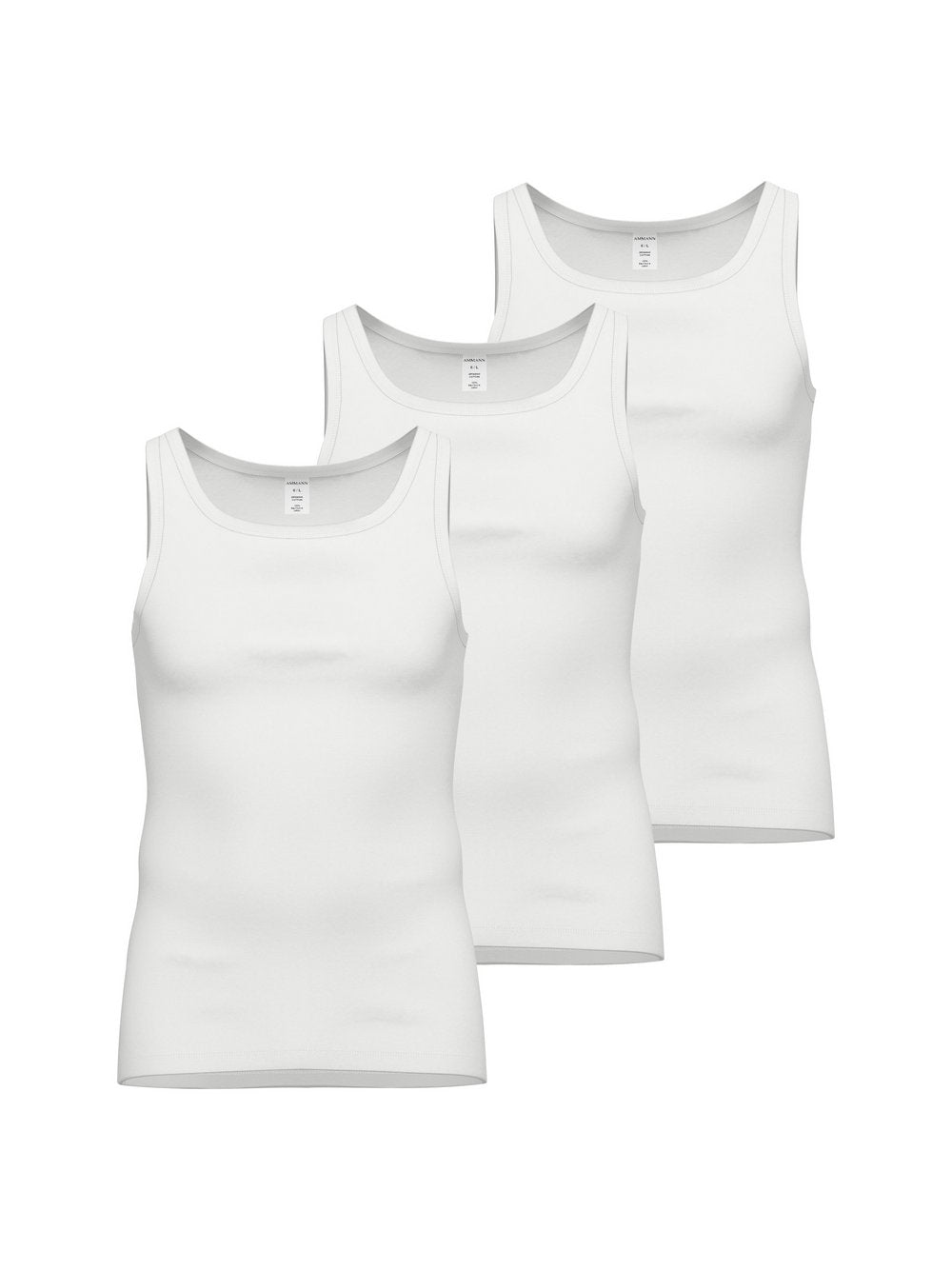 Ammann Unterhemd 3er Pack Herren Baumwolle