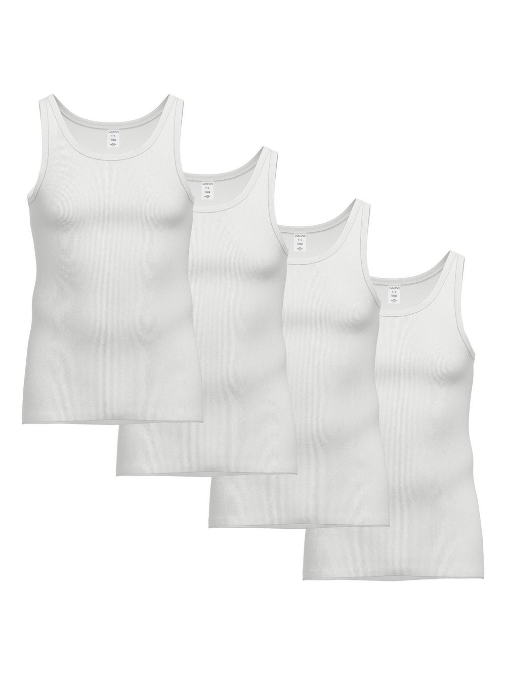 Ammann Unterhemd 4er Pack Herren Baumwolle