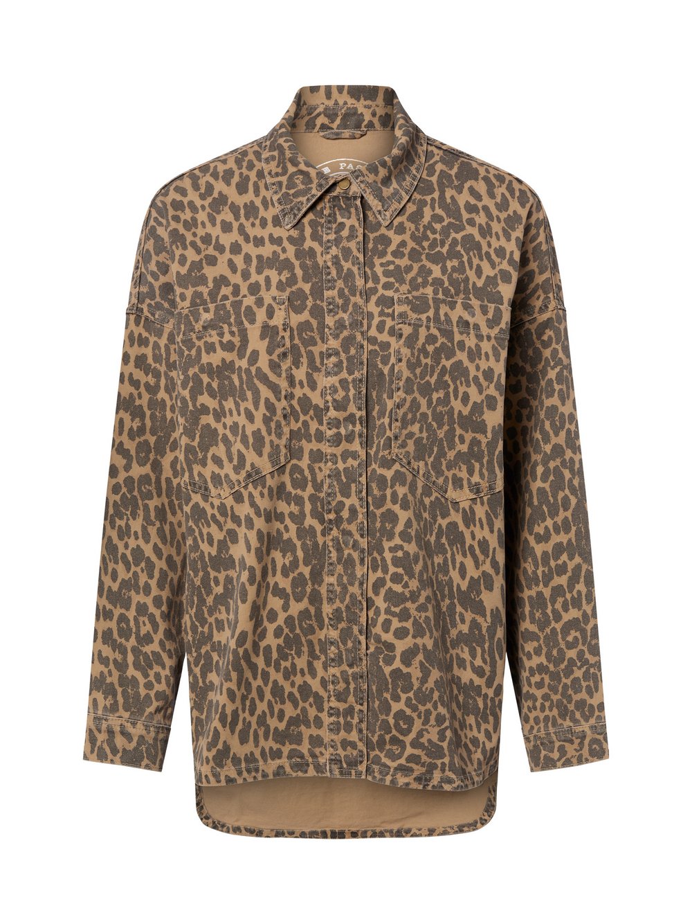 MOS MOSH Hemdbluse Damen Baumwolle gemustert