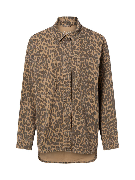 MOS MOSH Hemdbluse Damen Baumwolle gemustert