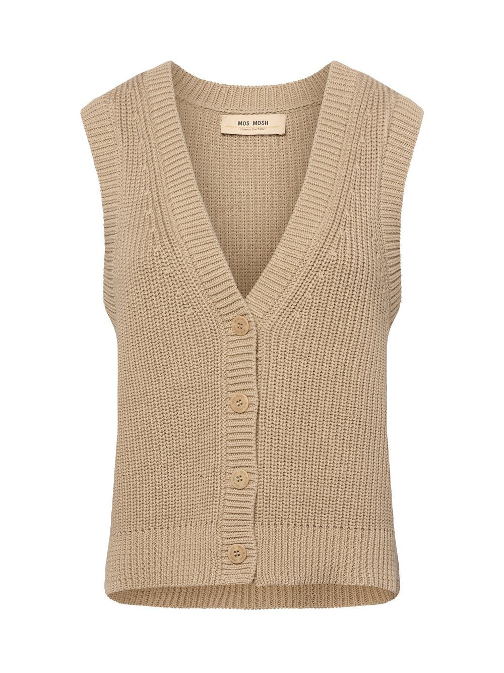 MOS MOSH Strickweste Damen Baumwolle