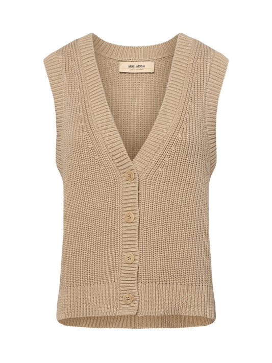 MOS MOSH Strickweste Damen Baumwolle