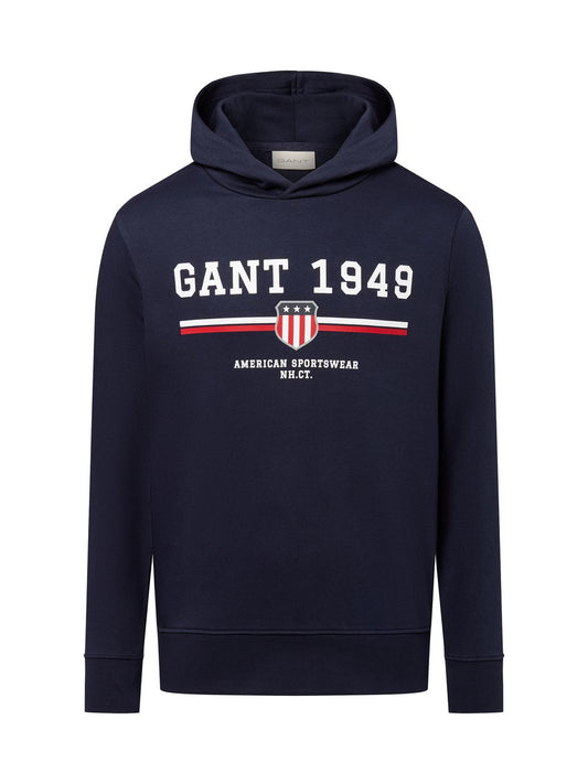 Gant Kapuzenpullover Herren Sweat bedruckt