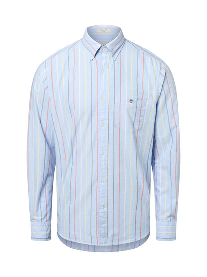 Gant Freizeithemd Herren Regular Fit Baumwolle gestreift