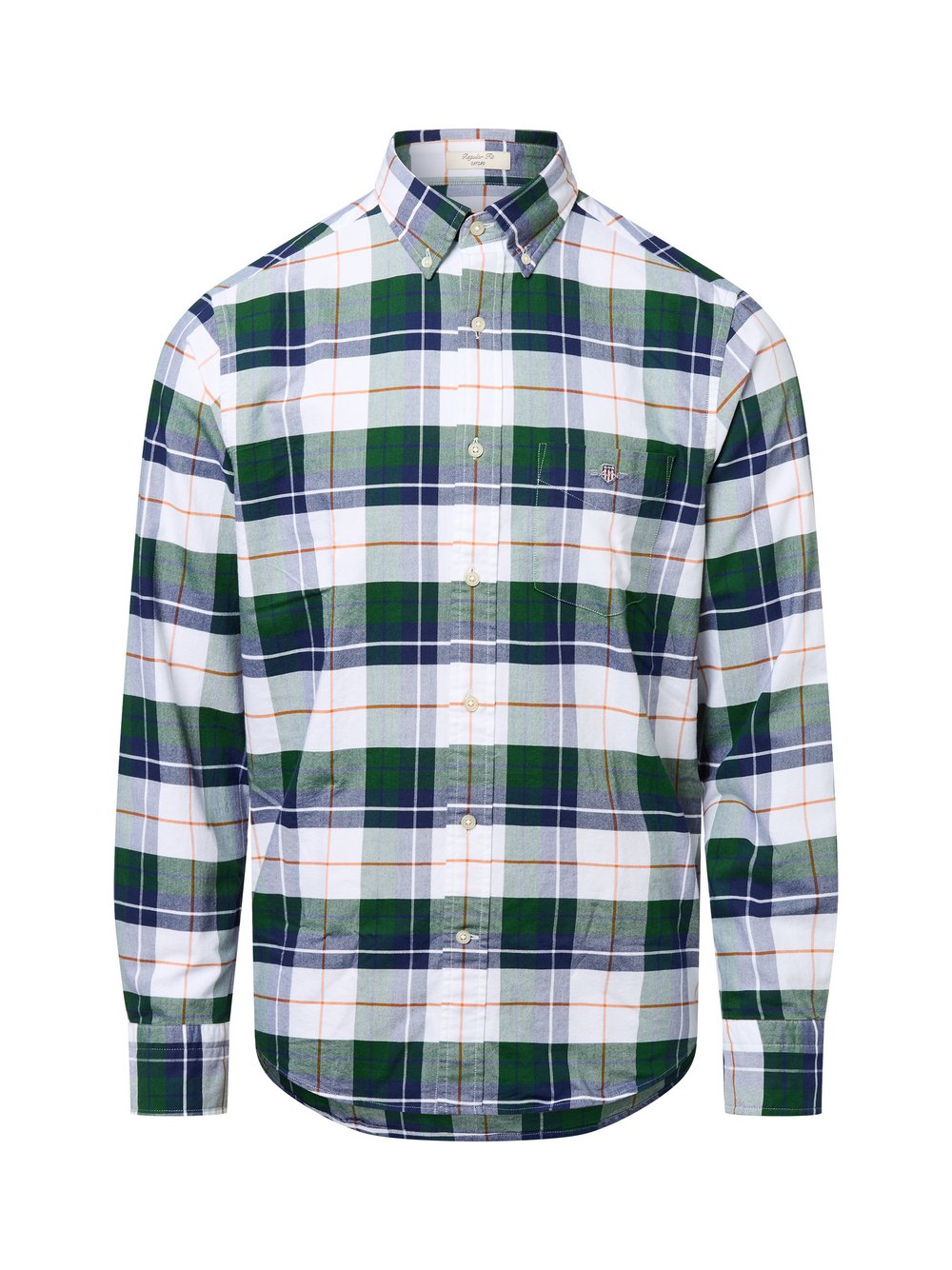 Gant Freizeithemd Herren Regular Fit Baumwolle kariert