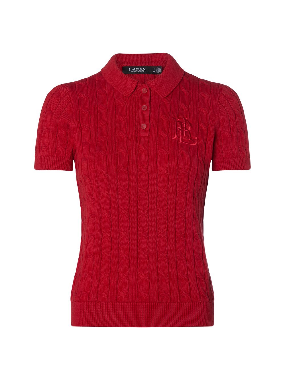 Lauren Ralph Lauren Strick-Poloshirt Damen Baumwolle