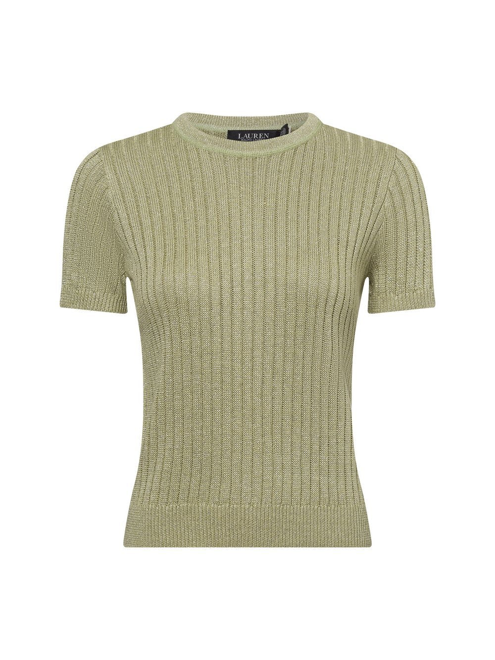 Lauren Ralph Lauren Kurzarm-Pullover Damen Leinen meliert