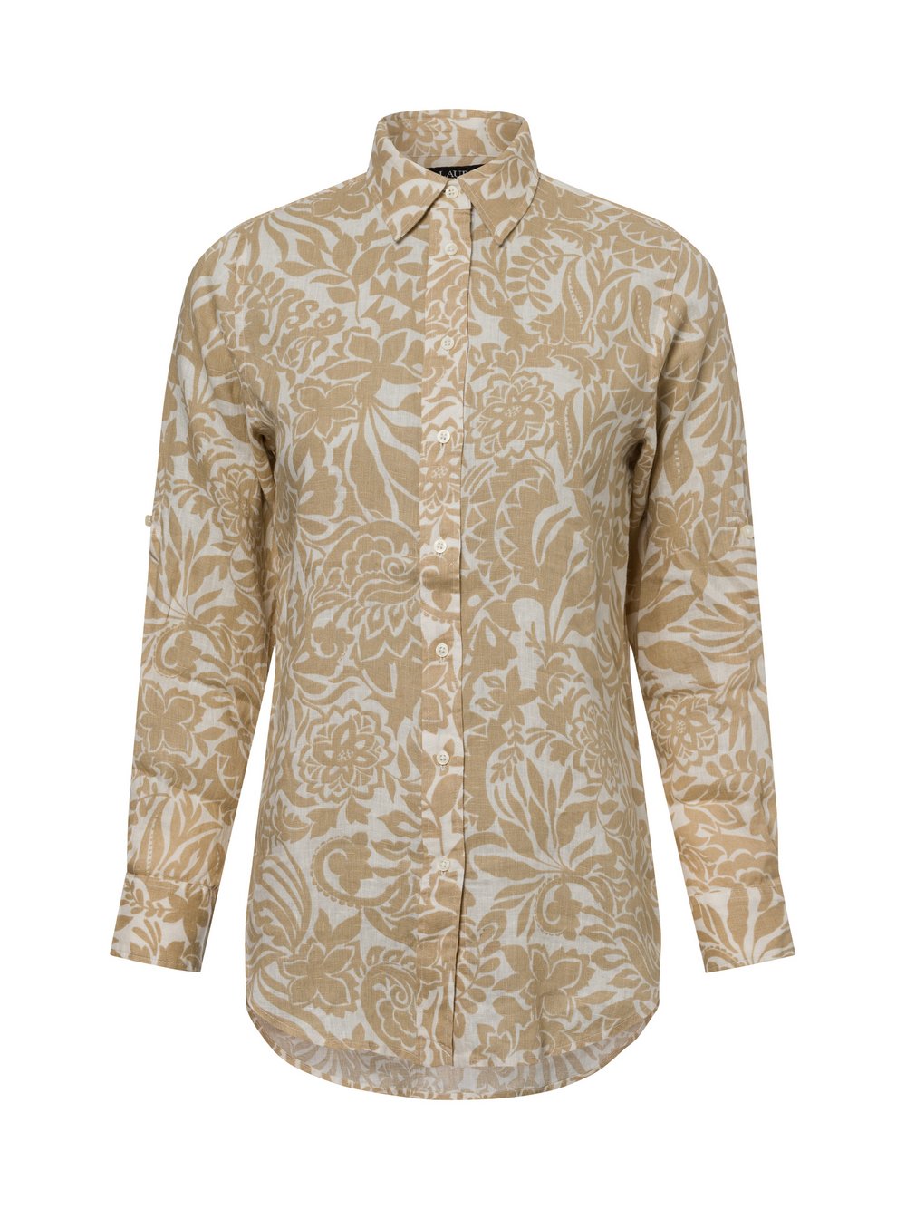 Lauren Ralph Lauren Leinenbluse Damen gemustert