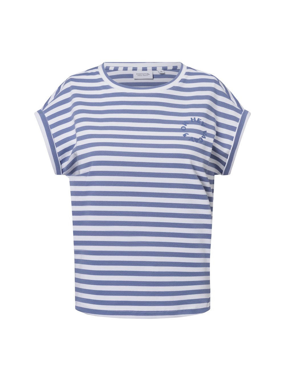 comma casual identity T-Shirt Damen Baumwolle gestreift