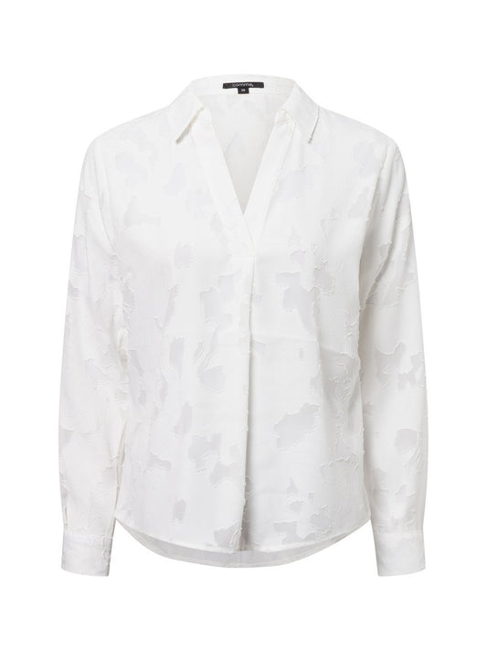 comma Bluse Damen strukturiert