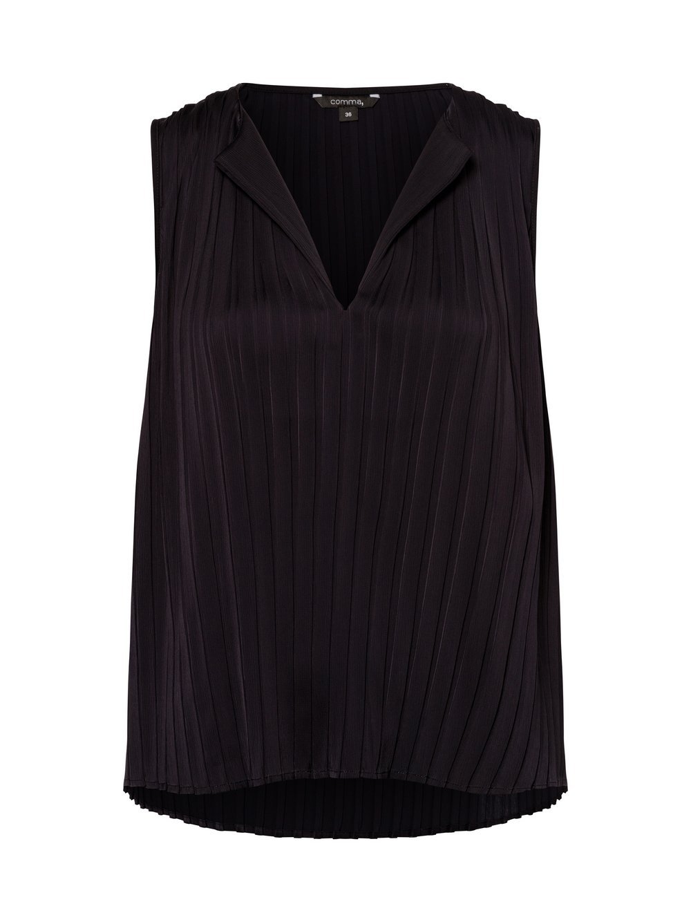 comma Blusentop Damen strukturiert