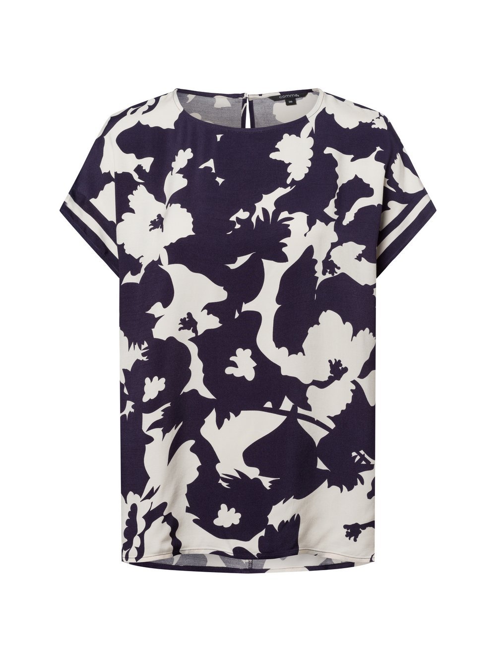 comma Blusenshirt Damen Viskose gemustert