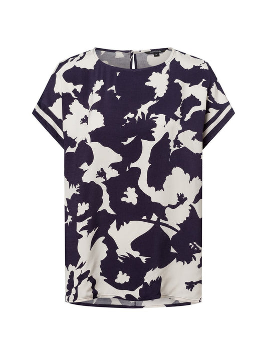 comma Blusenshirt Damen Viskose gemustert
