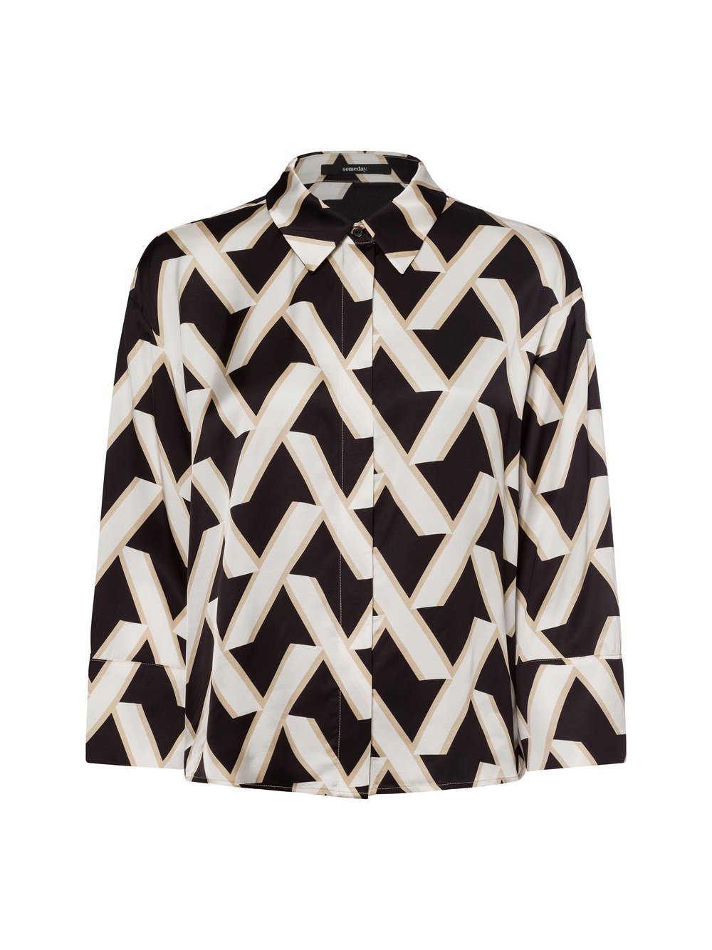 Someday Bluse Damen Viskose gemustert