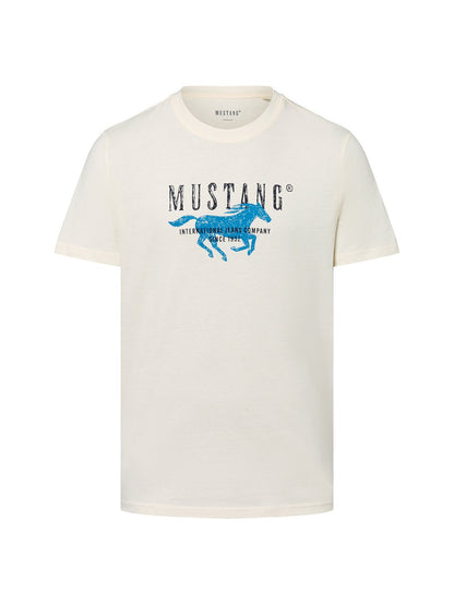 Mustang T-Shirt Herren Baumwolle bedruckt