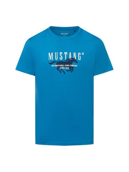 Mustang T-Shirt Herren Baumwolle bedruckt