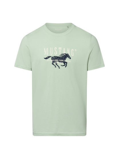 Mustang T-Shirt Herren Baumwolle bedruckt