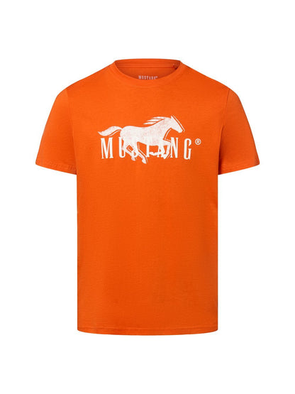 Mustang T-Shirt Herren Baumwolle bedruckt