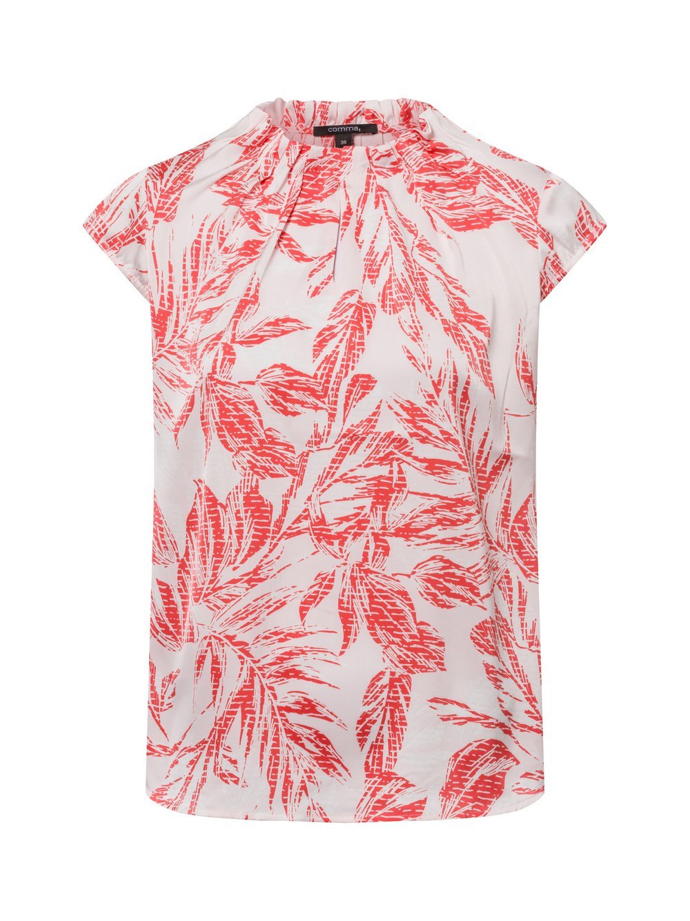 comma Blusentop Damen gemustert