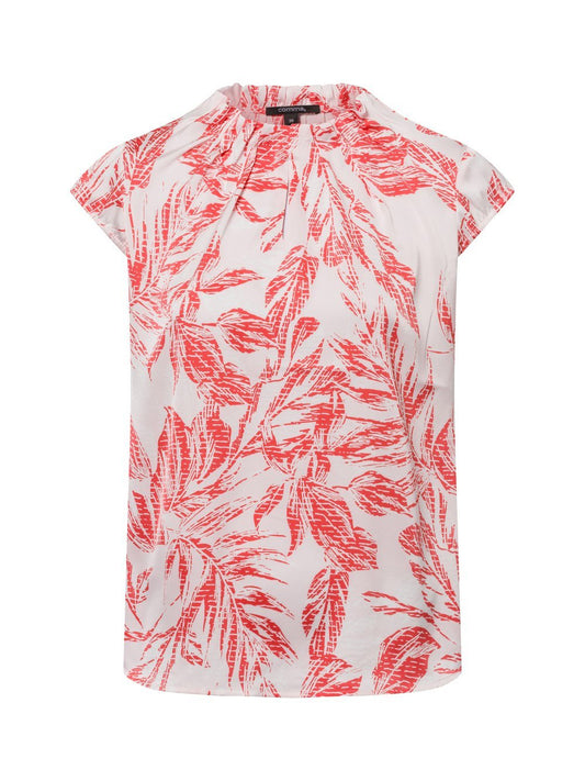 comma Blusentop Damen gemustert