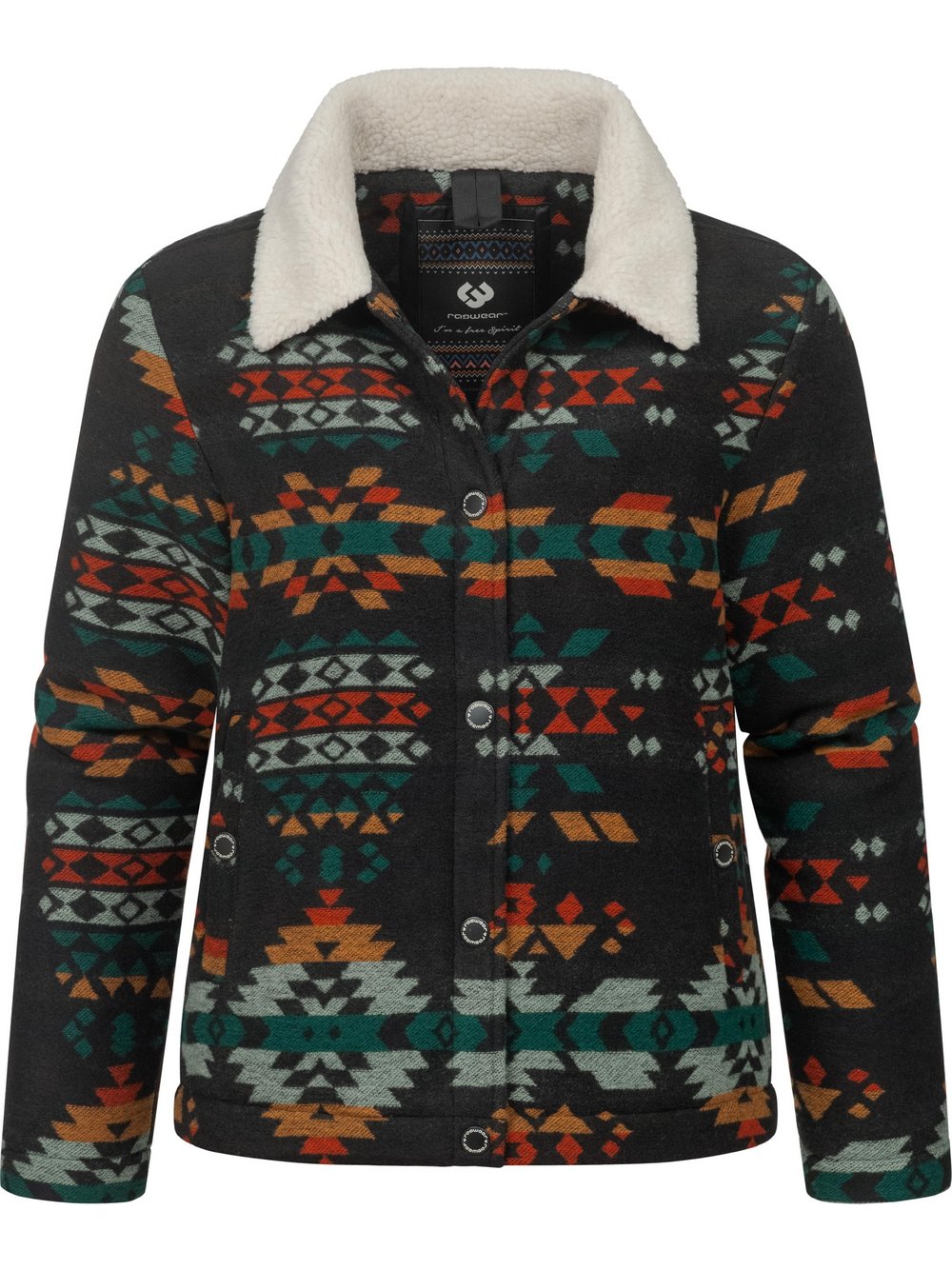 Ragwear Outdoorjacke Damen gemustert