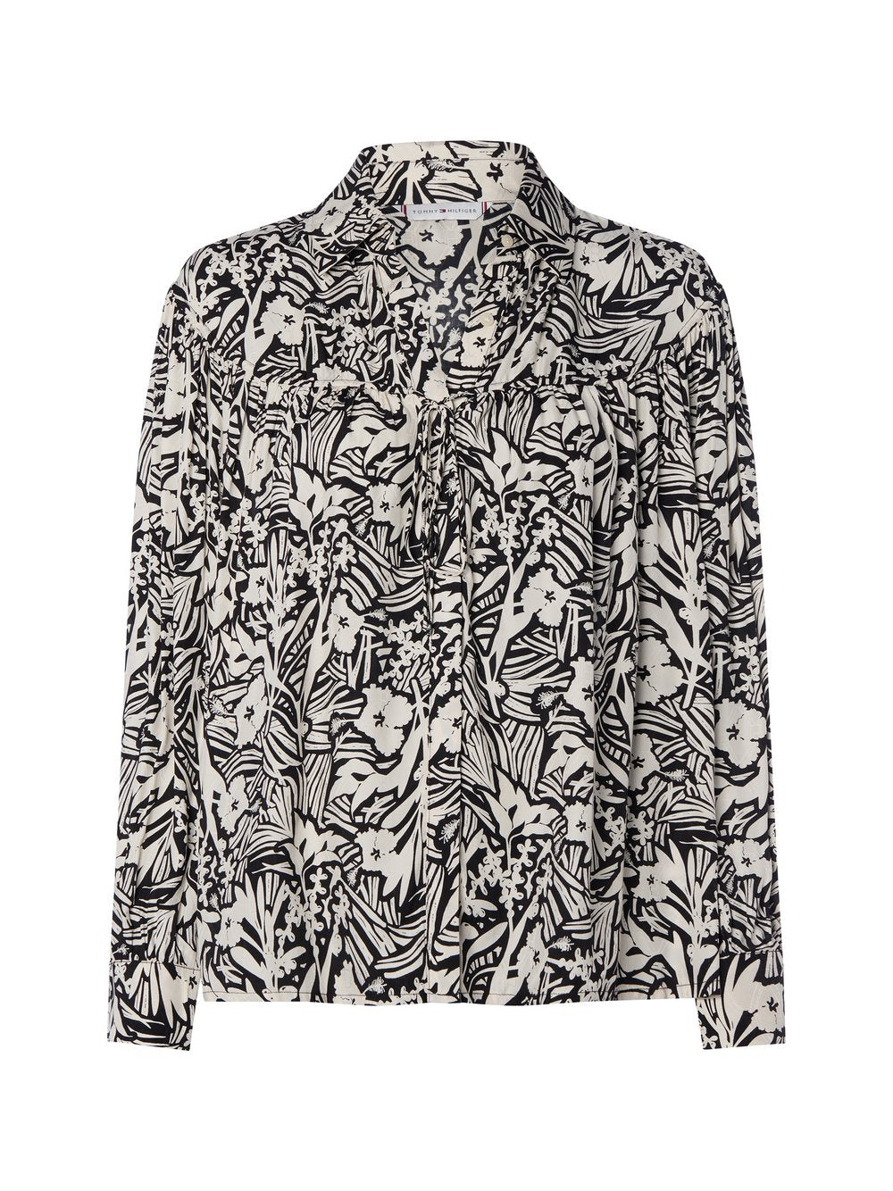 Tommy Hilfiger Hemdbluse Damen Viskose gemustert