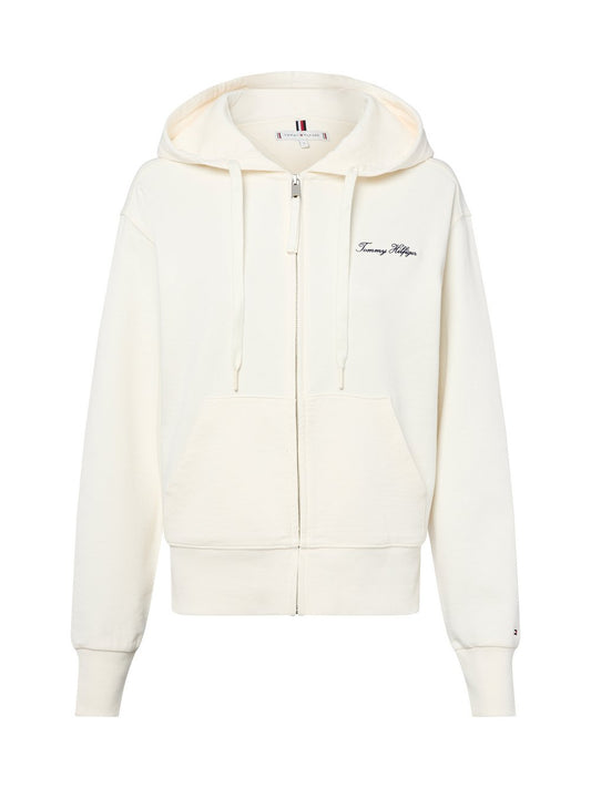 Tommy Hilfiger Kapuzenjacke Damen Baumwolle strukturiert