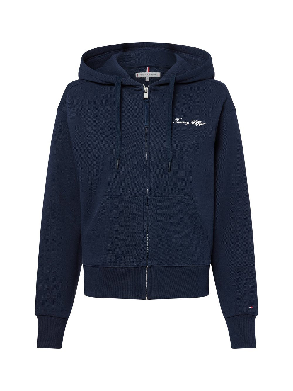 Tommy Hilfiger Kapuzenjacke Damen Baumwolle strukturiert