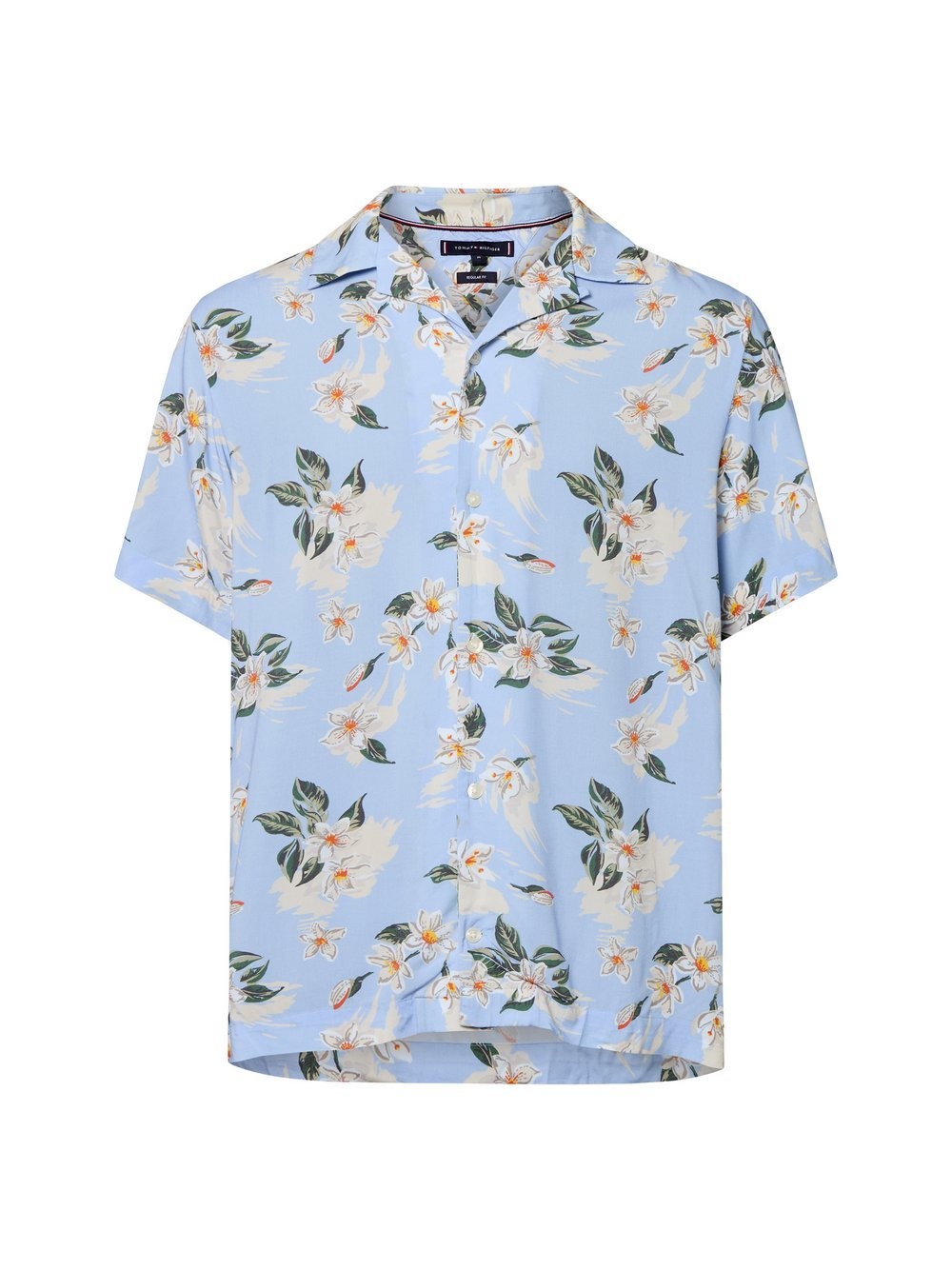 Tommy Hilfiger Hemd Herren Regular Fit Viskose gemustert