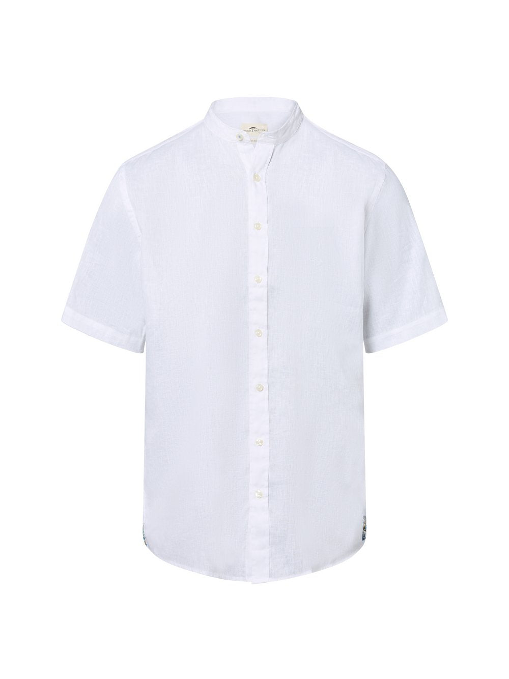 Fynch-Hatton Kurzarmhemd mit Leinen-Anteil Herren Regular Fit