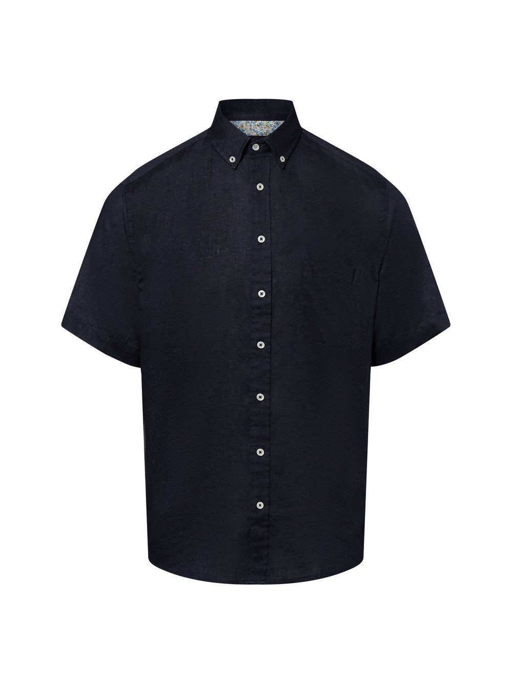 Fynch-Hatton Freizeithemd mit Leinen-Anteil Herren Regular Fit meliert