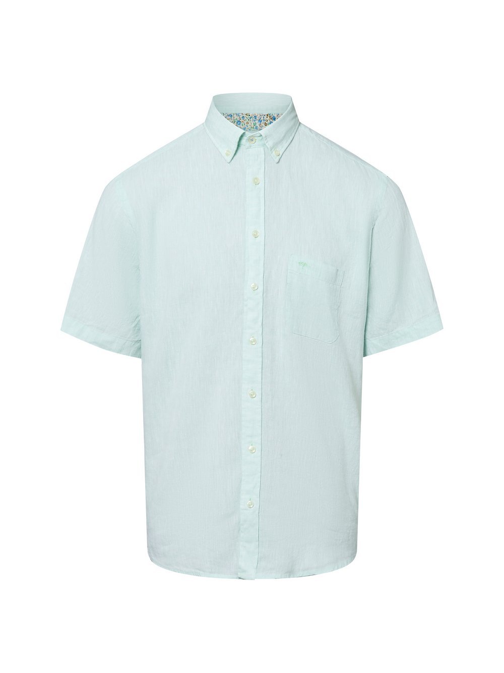 Fynch-Hatton Freizeithemd mit Leinen-Anteil Herren Regular Fit meliert