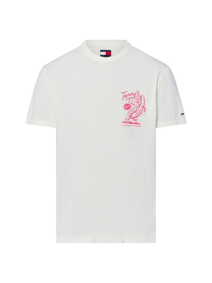 Tommy Jeans T-Shirt Herren Baumwolle bedruckt