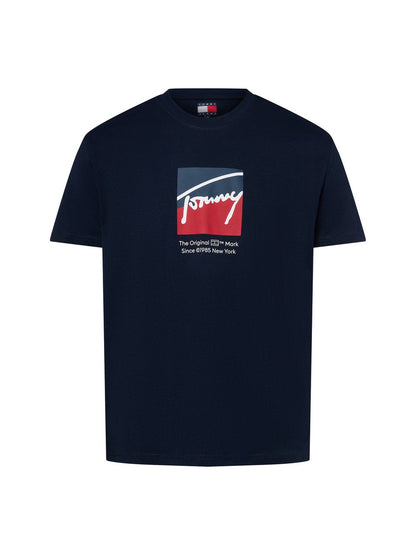 Tommy Jeans T-Shirt Herren Baumwolle bedruckt