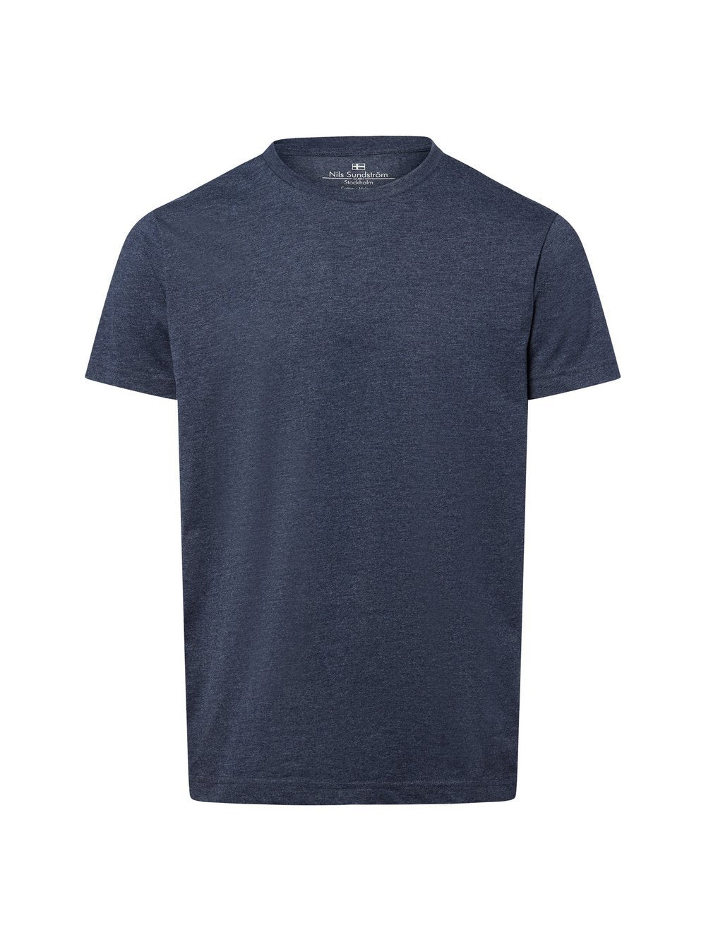 Nils Sundström T-Shirt Herren Baumwolle meliert